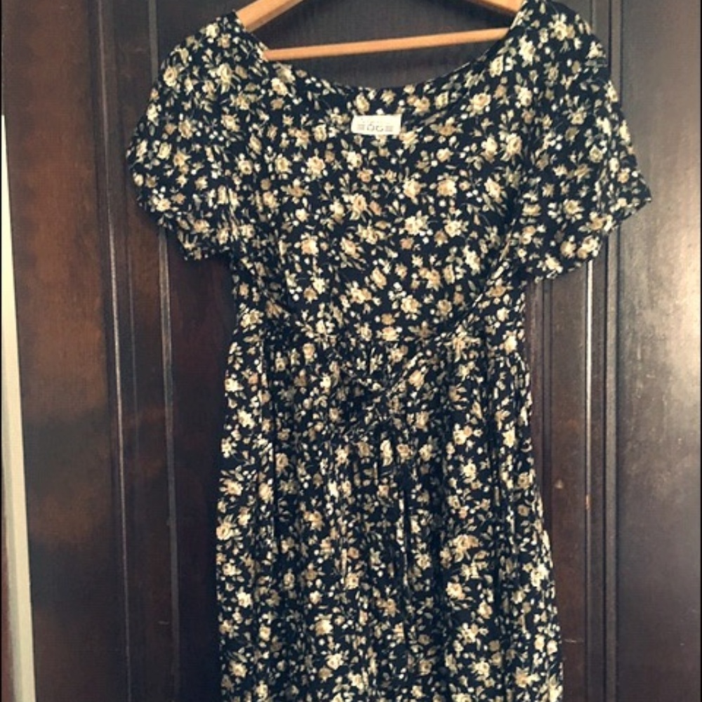 Vintage California Edge Floral Dress